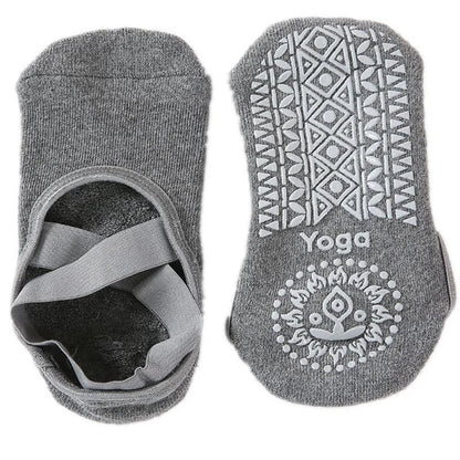 Anti-Slip Ballet Yoga Socks: Stylish Comfort for Active Women