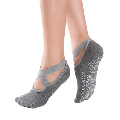 Anti-Slip Ballet Yoga Socks: Stylish Comfort for Active Women