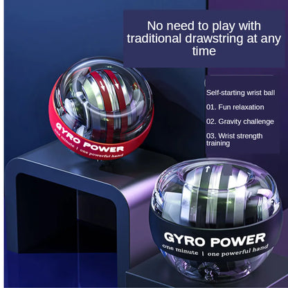 LED Power Wrist Ball Gyroscopic Muscle Trainer